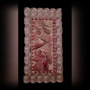 PRETTY IN PINK MOSAIC WALL ART